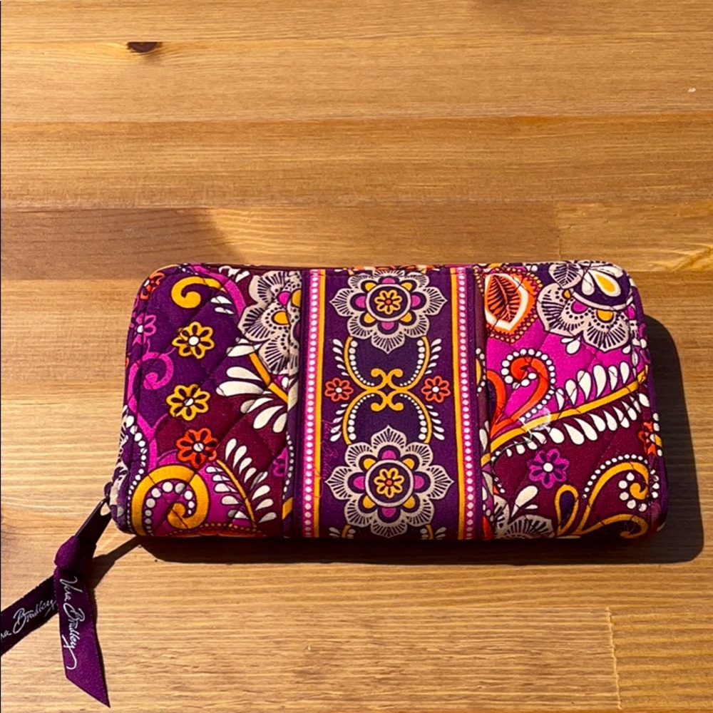 Vera Bradley Safari Sunset Accordion Wallet